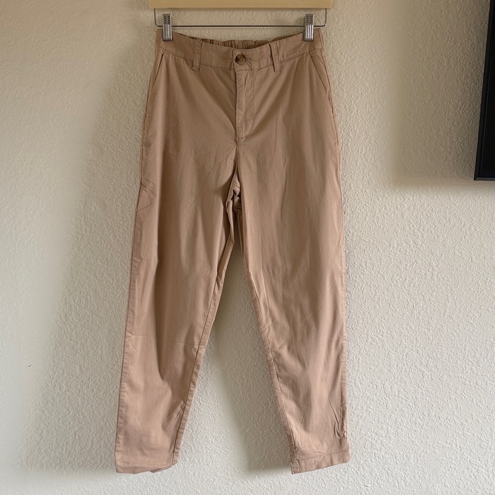 NWT Pact Boulevard Brushed Twill Chino Pants Sesame XS
